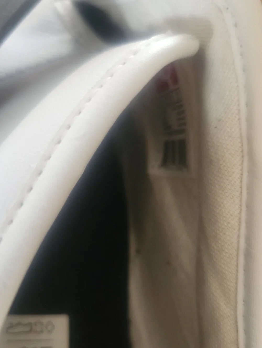 Puma White Slip-On Sneakers with Black Strap
